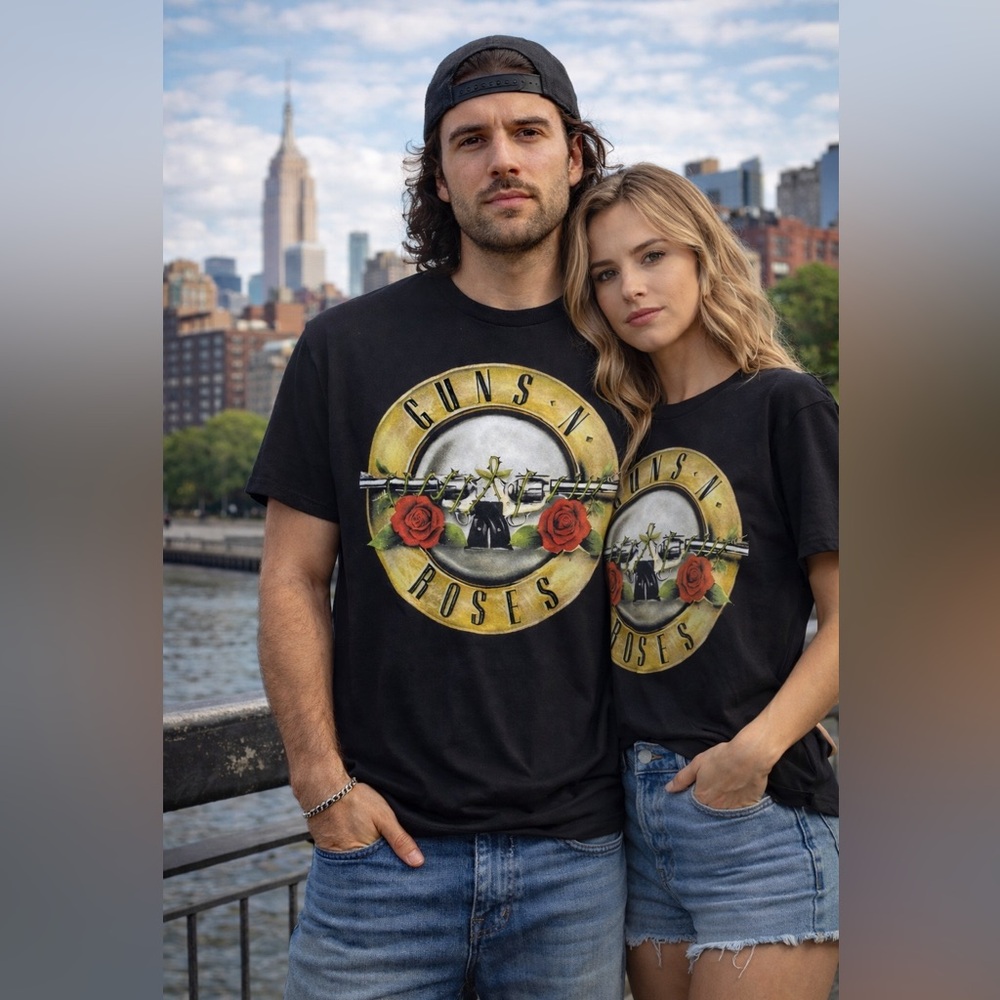 Guns N Roses Black Shirt Size Small Unisex